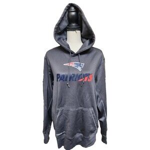 Patriots NFL Pullover Hoodie Size Medium Therma-Fit